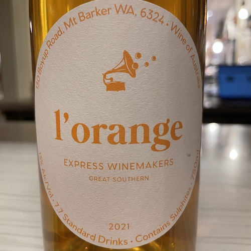 EXPRESS WINEMAKERS “ l’orange ” GREAT SOUTHERN ロレンジ 2021