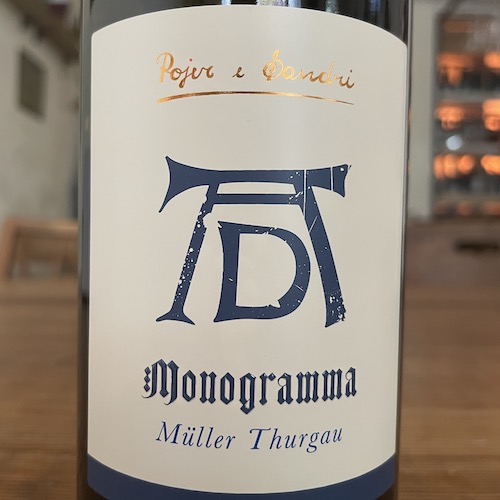 Pojer & Sandri Muller Thurgau “Monogramma”2019 ミュラー・トゥルガウ  “モノグラマ”
