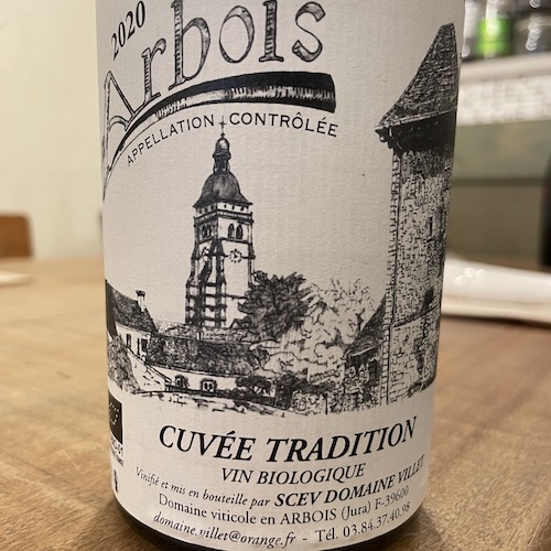 Domaine Villet　2020 Arbois Cuvée Tradition　アルボア ルージュ  キュヴェ・トラディッション