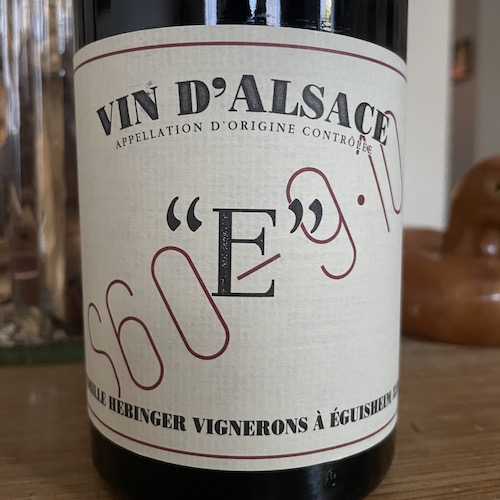 Famille Hebinger Pinot Noire “E” 2022 ピノ・ノワール “E”